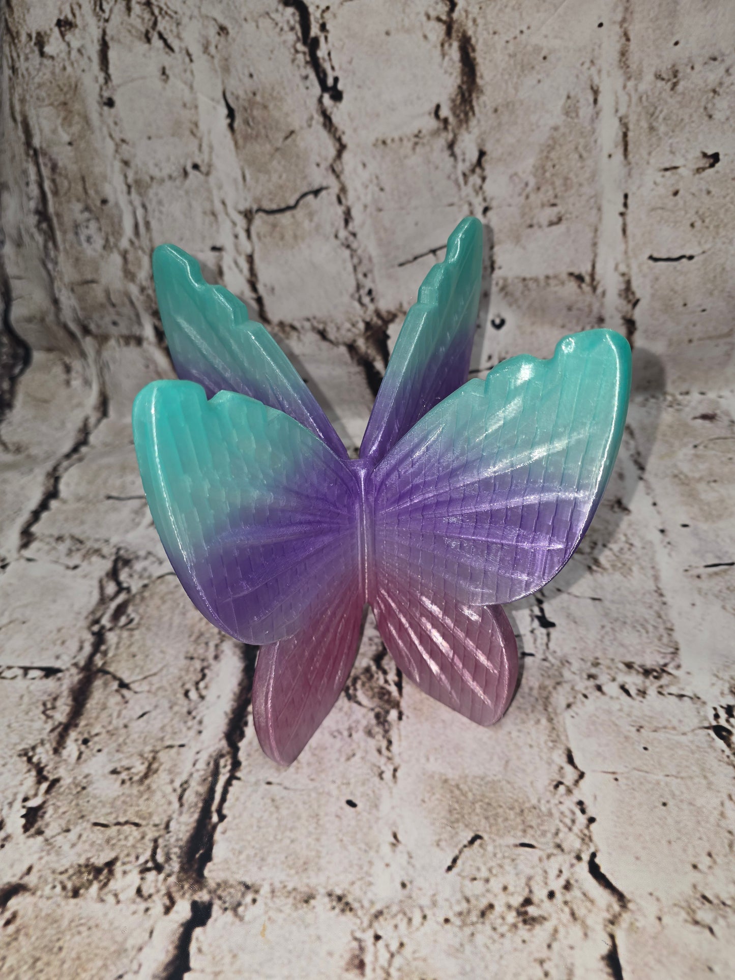 3D Butterfly 3 Wick Candle Holder