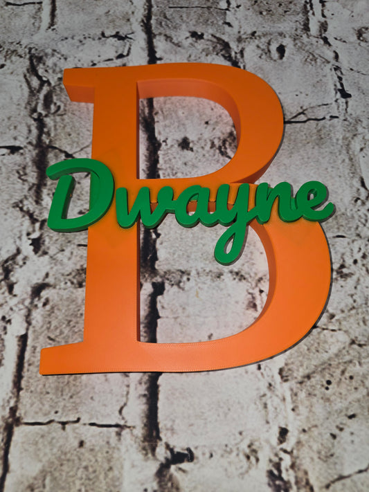 3D Custom Name Plate
