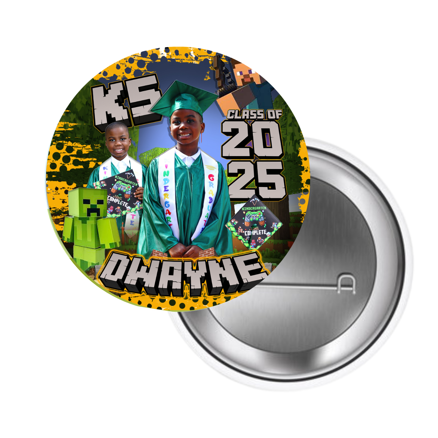 Custom 3" Buttons